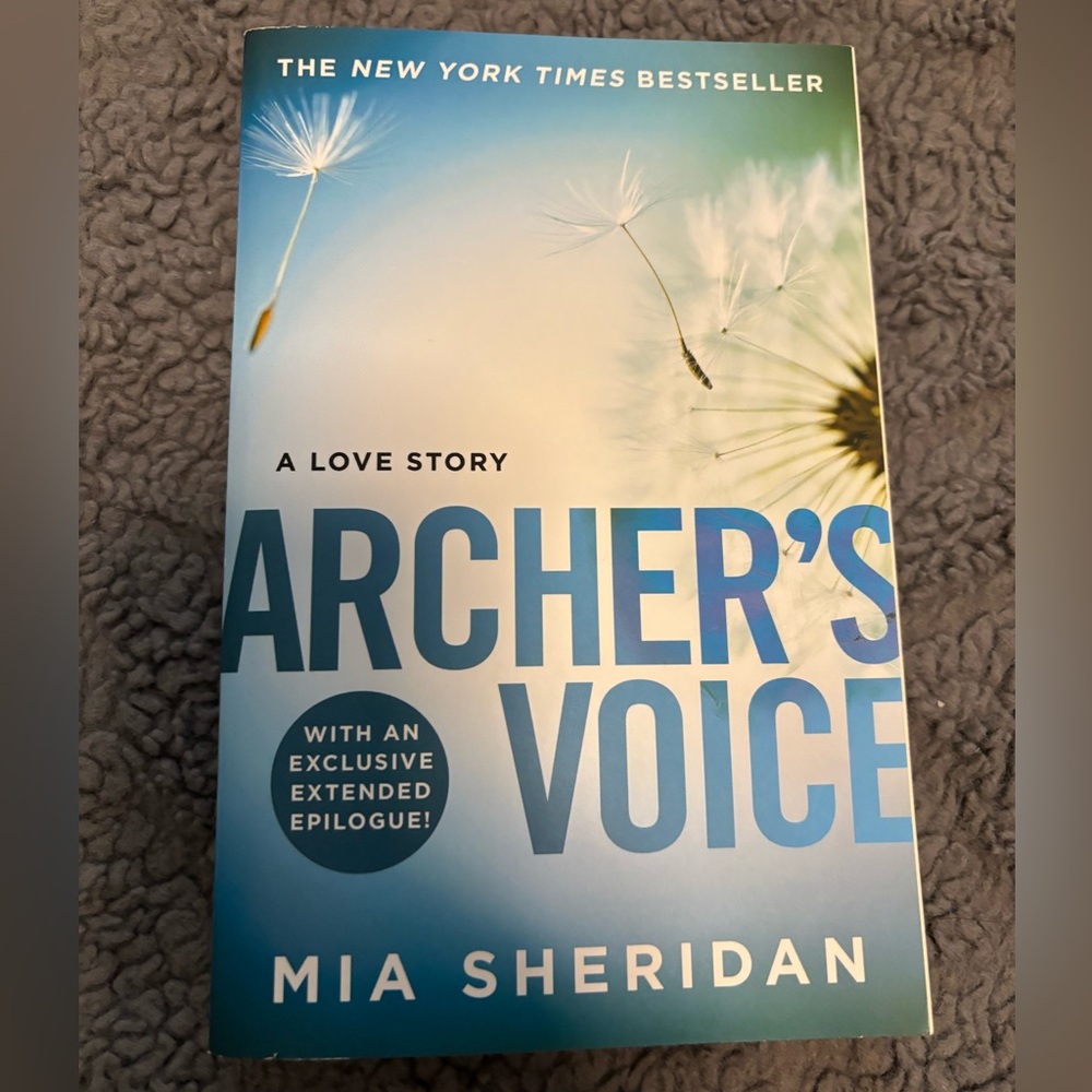 Archer's Voice Paperback Book by Mia Sheridan